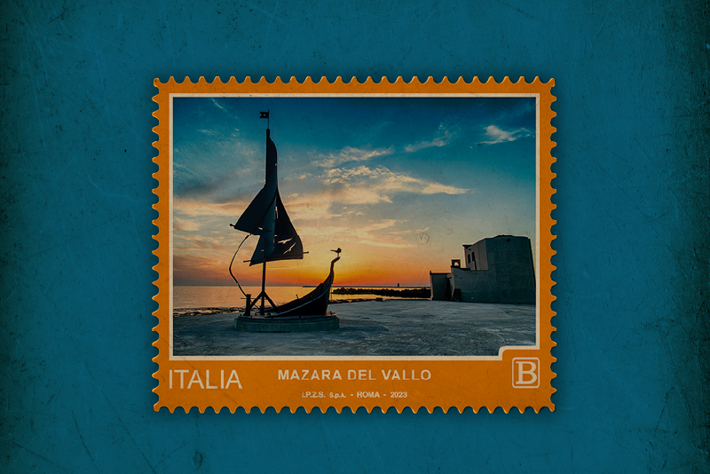 Un francobollo dedicato alla Città di Mazara del Vallo